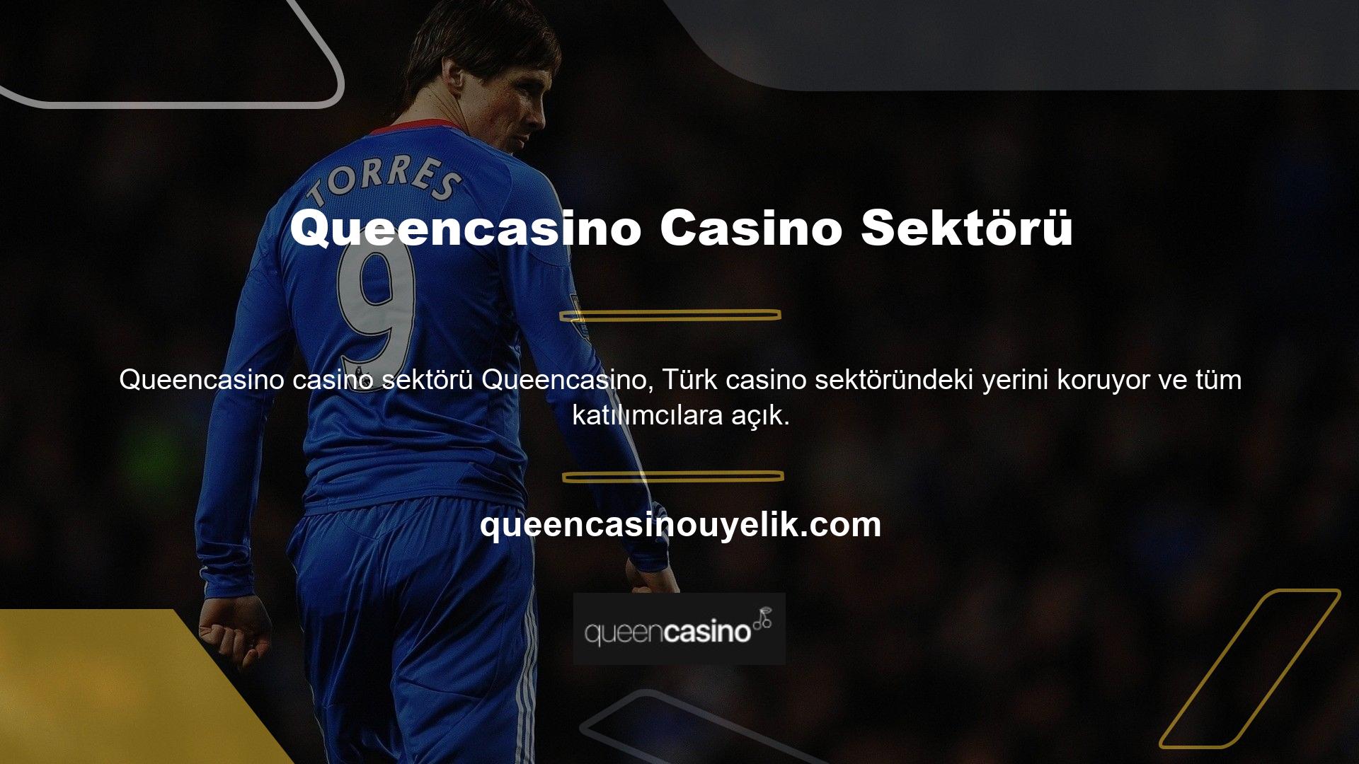Queencasino casino sektörü