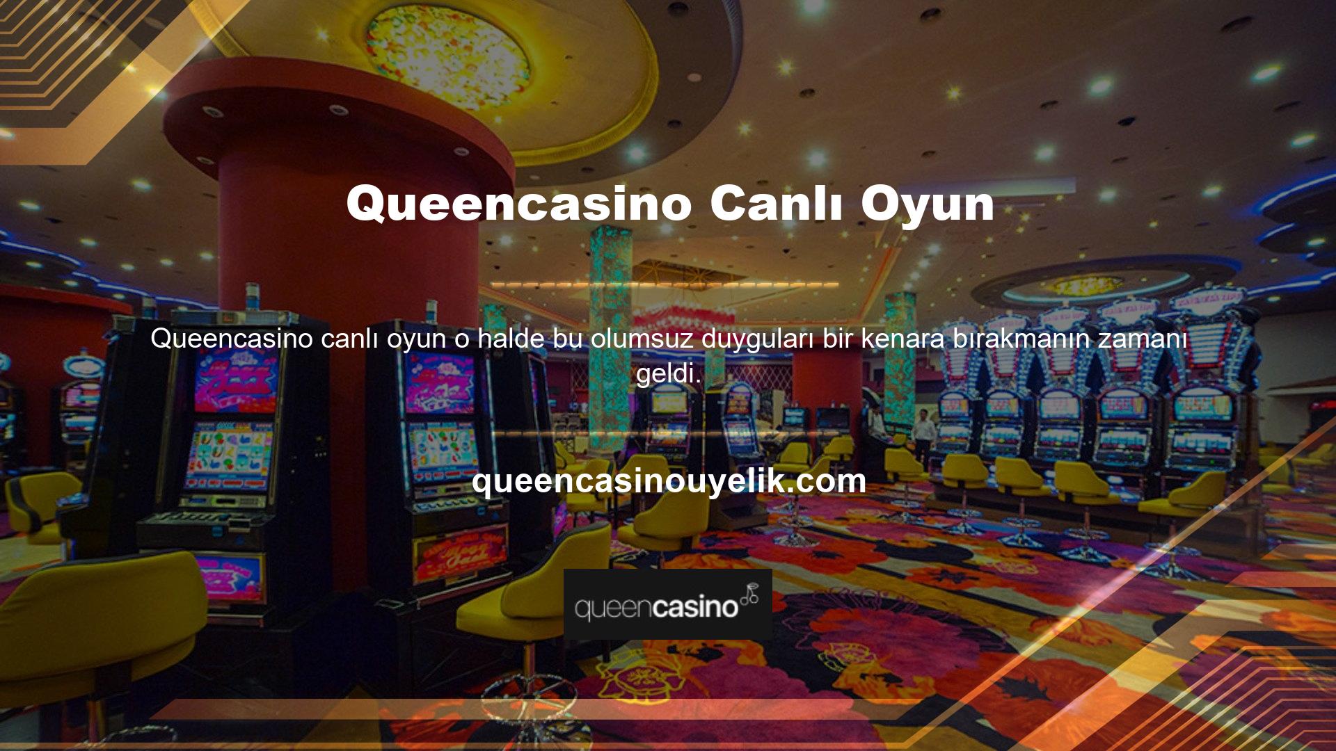 Sevgili Queencasino, Türkiye'deki tecrübesiyle canlı oyunlar her zaman mevcuttur