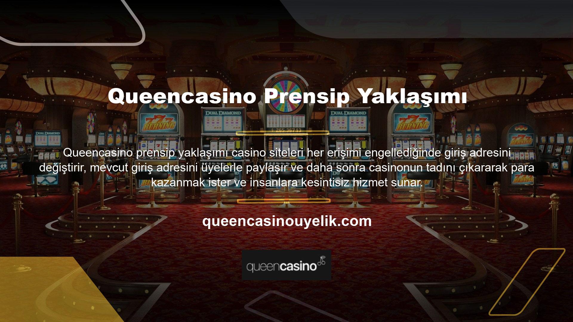 Queencasino Canlı Bahis Siteleri, sektör sorunlarını anlayan ve üyelerimize sorunsuz oyun ve bahis kapısını açan bir yönetim anlayışı benimseyen, uzun yıllara dayanan deneyime sahip profesyonellerden oluşan bir ekip tarafından yönetilmektedir